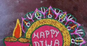 ग्राम कुमेड़ा में अनोखे अंदाज में मनाई गई दीवाली