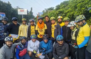 साइकिल से द्वादश ज्योतिर्लिंग का सफर!– ‘सोमेश पंवार’ की साइकिल से 12 हजार किमी की हिमालय संदेश अमृत यात्रा..