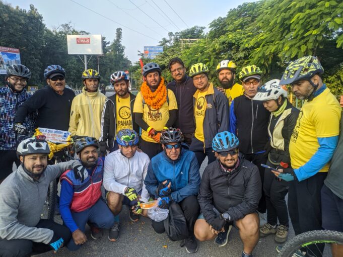 साइकिल से द्वादश ज्योतिर्लिंग का सफर!– ‘सोमेश पंवार’ की साइकिल से 12 हजार किमी की हिमालय संदेश अमृत यात्रा..