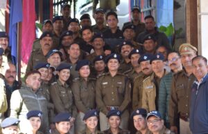 आईपीएस श्वेता चौबे को पुलिस के साथ जनपद वासियो ने दी भावभीनी विदाई