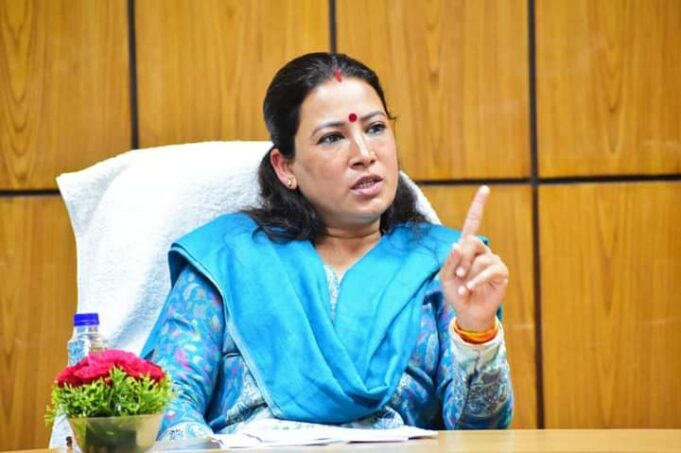 युवा कल्याण मंत्री रेखा आर्या ने ली विधानसभा में युवा कल्याण एवं प्रांतीय रक्षक दल विभाग की समीक्षा बैठक