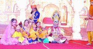 सिया राम जन्म का हुवा मंचन, माया उपाध्याय के नाम रही सांस्कृतिक संध्या