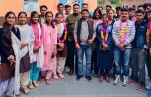 एबीवीपी की कर्णप्रयाग इकाई की बैठक, नई कार्यकारिणी हुई गठित