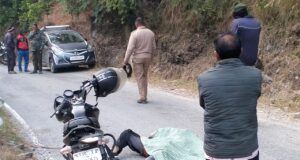 बाइक डम्फर की भिड़ंत, बाइक सवार की मौत