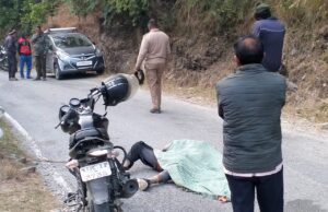 बाइक डम्फर की भिड़ंत, बाइक सवार की मौत