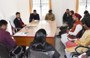 अनुसूया मेले को लेकर प्रशासन ने जनप्रतिनिधियों के साथ कि बैठक