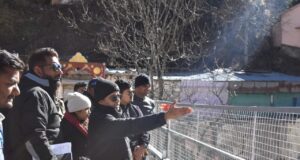 बद्रीनाथ मास्टर प्लान का जिलाधिकारी ने किया निरीक्षण