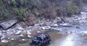 कार दुर्घटना में वाहन सवार की दर्दनाक मौत