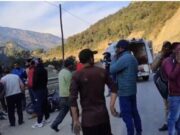 रुद्रप्रयाग गौरीकुण्ड राष्ट्रीय राजमार्ग बांसवाड़ा में स्कूटी दुर्घटनाग्रस्त