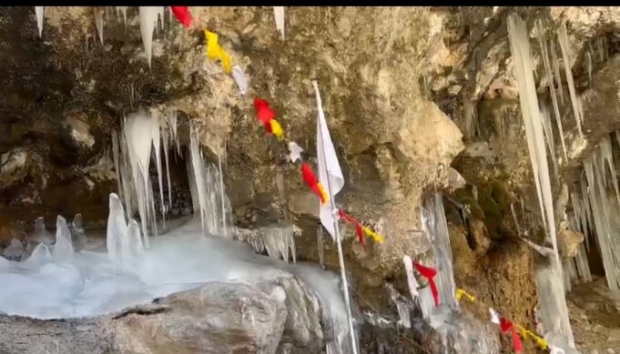 बाबा बर्फानी टिममरसैंण के दर्शनों की पहली तस्वीर