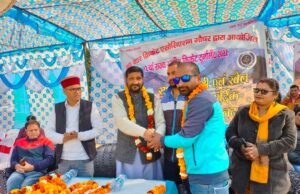 न्यू स्टार क्रिकेट ऐशोशियसन द्वारा आयोजित क्रिकेट टूर्नामेंट का गौचर में हुवा शुभारम्भ