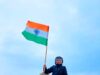 12हजार 5सौ फ़ीट के सांकरी केदार कांठा पर दिव्या ने फहराया तिरंगा