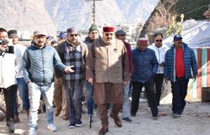 पर्यटन मंत्री सतपाल महाराज ने किया आपदा प्रभावित छेत्र का भर्मण हर सम्भव समाधन का दिया आश्वासन