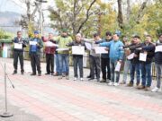 मतदाता दिवस पर अधिकारी कर्मचारियों ने ली शपथ