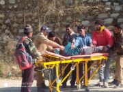 पहाड़ी से गिरा व्यक्ति मौके पर हुई मौत