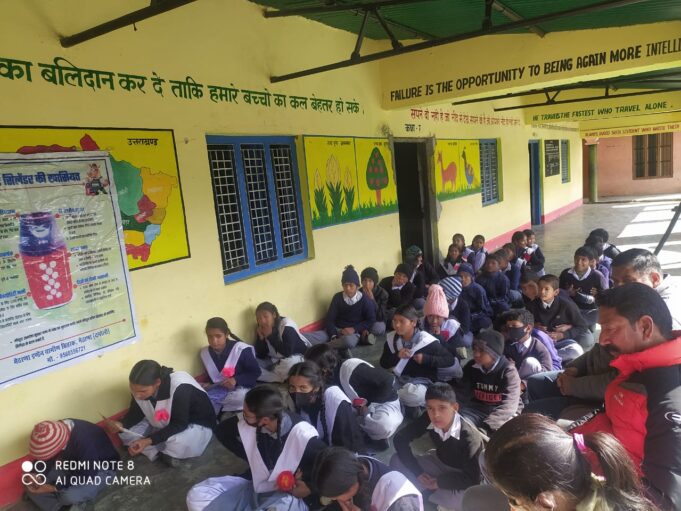 घरेलू गैस सेफ्टी कारकों की स्कूली बच्चों को दी जानकारी