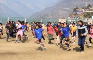 राष्टीय मतदाता दिवस पर क्रास कन्ट्री दौड का आयोजन,मयंक,टैमी, दिगम्बर, मेघा ने मारी बाजी