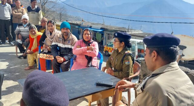 पुलिस उपाधीक्षक कर्णप्रयाग ने किया राजस्व क्षेत्र से पुलिस क्षेत्र में आये नौटी क्षेत्र का स्थलीय निरीक्षण,