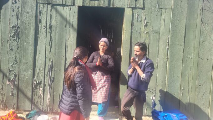 आपदा प्रभावित क्षेत्रों में जमीन, मकानों की दरारों में ठहराव आया:प्रशाशन