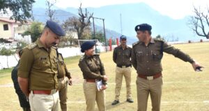पुलिस अधीक्षक ने रिजर्व पुलिस लाइन का किया वार्षिक निरीक्षण दिये आवश्यक निर्देश
