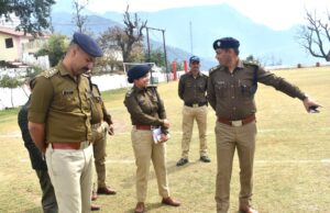 पुलिस अधीक्षक ने रिजर्व पुलिस लाइन का किया वार्षिक निरीक्षण दिये आवश्यक निर्देश