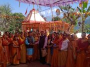 गोथल समिति ने चंडिका मन्दिर परिसर में किया पौध रोपण