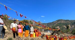 पाड़ली गांव के माँ चंडिका मन्दिर में हुवा लक्ष्यहोम यज्ञ का भब्य आयोजन