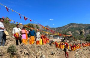 पाड़ली गांव के माँ चंडिका मन्दिर में हुवा लक्ष्यहोम यज्ञ का भब्य आयोजन