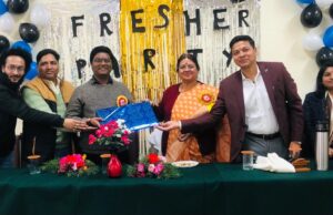 महाविद्यालय गोपेश्वर में फ्रेशर पार्टी का आयोजन, साधना बनी मिस फ्रेशर