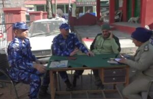 जोशीमठ पहुची रेपिड एक्शन फोर्स