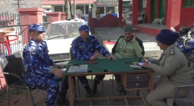 जोशीमठ पहुची रेपिड एक्शन फोर्स