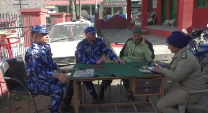 जोशीमठ पहुची रेपिड एक्शन फोर्स