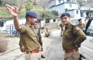 बजट सत्र को लेकर एसपी चमोली ने सुरक्षा ब्यवस्थाओ का लिया जायजा