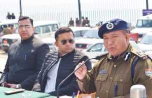 विधान सभा बजट सत्र को लेकर पुलिस ब्रीफिंग