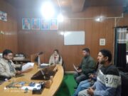 जिला पंचायत उपाद्यक्ष के खिलाप अविश्वास को लेकर जिलाधिकारी से की मुलाकात