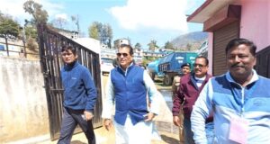शहरी विकास मंत्री प्रेम चन्द्र अग्रवाल ने नगर पंचायत गैरसेंण में किया औचक निरीक्षण