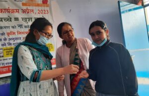 नाशक दवा खिलाकर राष्ट्रीय कृमि मुक्ति दिवस का किया शुभारंभ