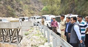 चारधाम यात्रा को लेकर डीएम एसपी ने लिया व्यवस्थाओ का जायजा
