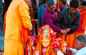 कलश यात्रा के साथ नंदा देवी मंदिर में भव्य आयोजन.