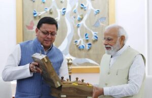 मुख्य मंत्री पुष्कर सिंह धामी ने प्रधानमंत्री से की मुलाकात, चारधाम यात्रा ब्यवस्था की दी जानकारी