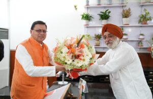 हेमकुंड यात्रा को लेकर अद्ययक्ष गुरुद्वारा कमेटी ने मुख्यमंत्री से की मुलाकात,