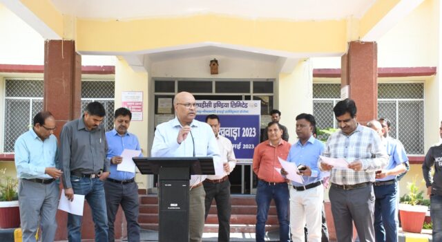 टीएचडीसी इंडिया लिमिटेड पीपलकोटी में स्वच्छता पखवाड़े का आयोजन