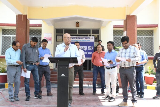 टीएचडीसी इंडिया लिमिटेड पीपलकोटी में स्वच्छता पखवाड़े का आयोजन