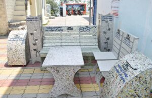 नगरपालिका जोशीमठ ने प्लास्टिक वेस्ट तैयार की समाग्री जिलाधिकरी ने की सराहना