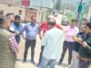 कालेश्वर में बरसाती नाले ट्रीटमेंट को लेकर महाप्रबन्धक उद्योग विभाग ने किया निरीक्षण