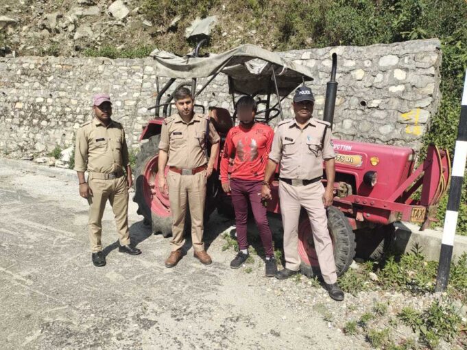 ट्रेक्टर हॉटमिक्स प्लांट चोरी मामले में एक और गिरफ्तार