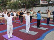 अंतर्राष्ट्रीय योग सप्ताह कार्यक्रम का पुलिस लाईन गोपेश्वर स्थित मैदान में हुआ शुभारंभ