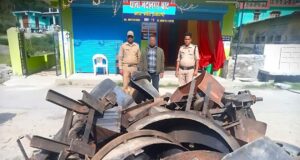 हॉटमिक्स मशीन चोरी करने वाला अभियुक्त गिरफतार, चमोली पुल के पास कबाडी का करता है काम