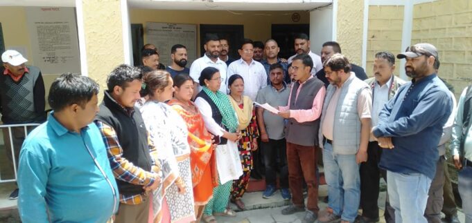 हेलंग-मारवाड़ी बायपास रोकने के लिए कांग्रेस कमेटी ने प्रधनमंत्री को भेजा ज्ञापन