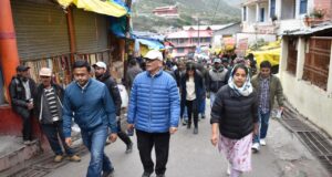 पर्यटन विभाग में विशेष कार्यकारी अधिकारी भाष्कर खुल्वे ने मास्टर प्लान के कार्यों का किया निरिक्षण